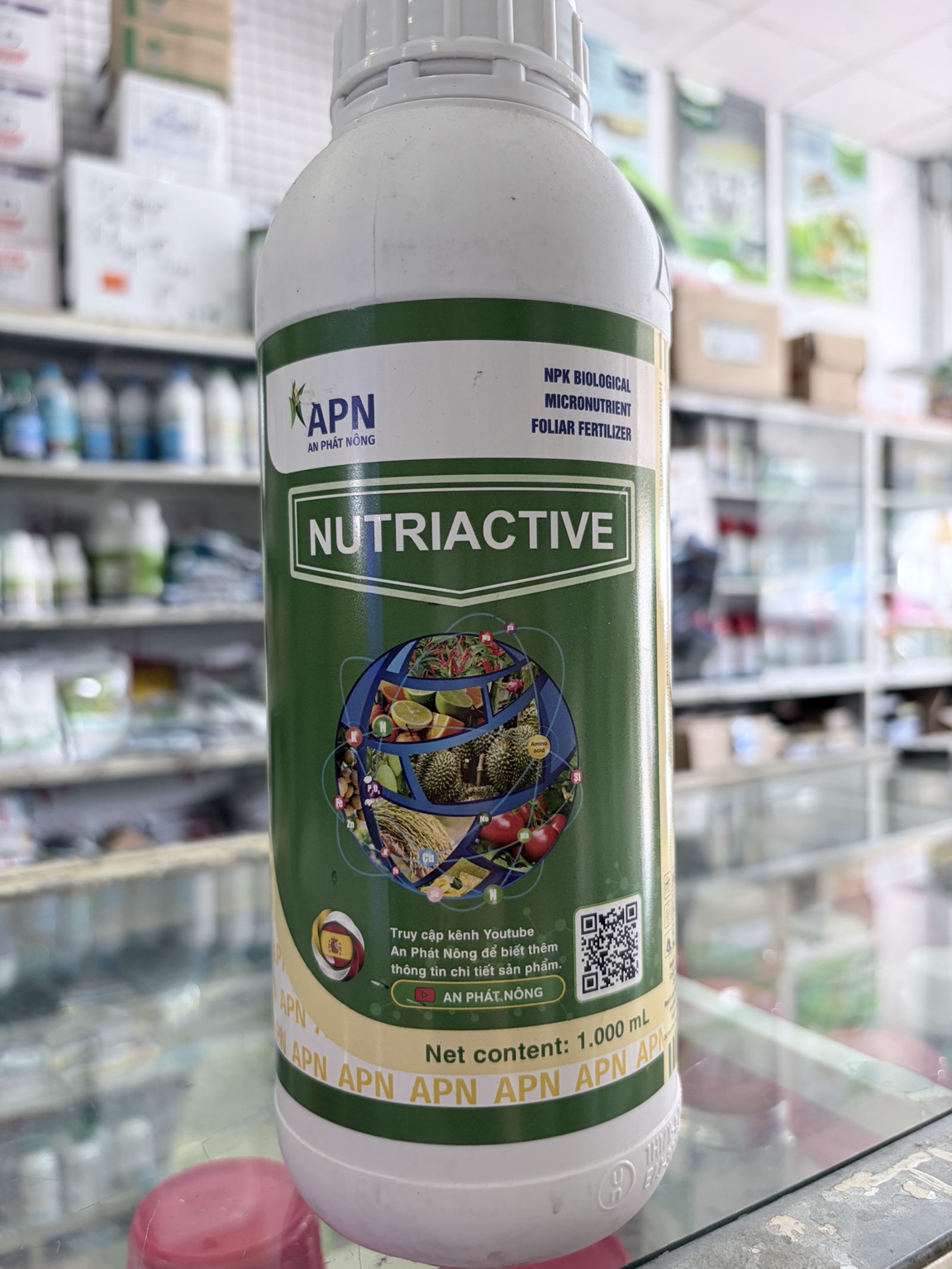 NUTRIACTIVE 1 LÍT – NPK, VI LƯỢNG &amp; AMINO ACID HỖ TRỢ CÂY PHỤC HỒI, SINH TRƯỞNG KHỎE
