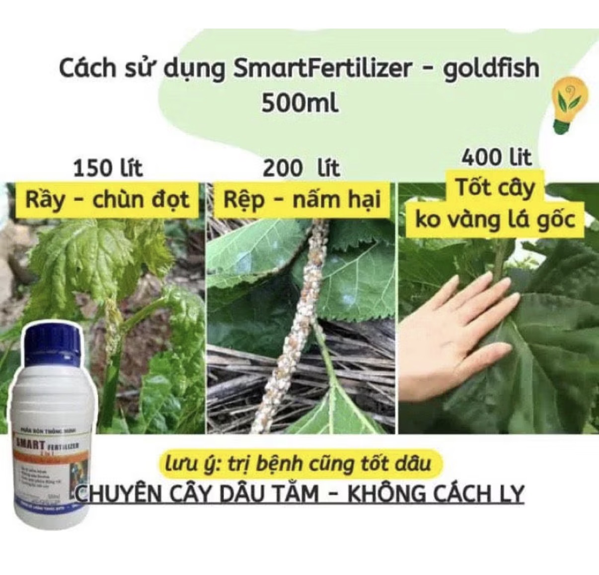 SMART FERTILIZER – PHÂN BÓN THÔNG MINH 2 TRONG 1 | CHAI 500ML
