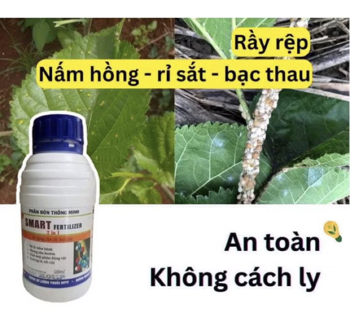 SMART FERTILIZER – PHÂN BÓN THÔNG MINH 2 TRONG 1 | CHAI 500ML
