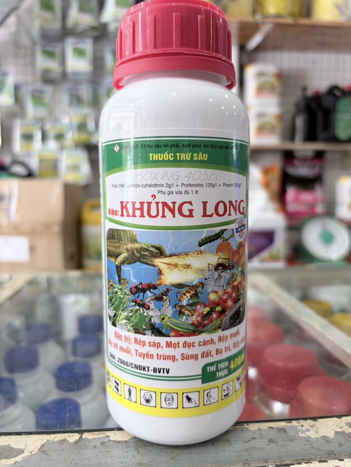 BOXING 405EC – KHỦNG LONG | THUỐC TRỪ SÂU | CHAI 400ML