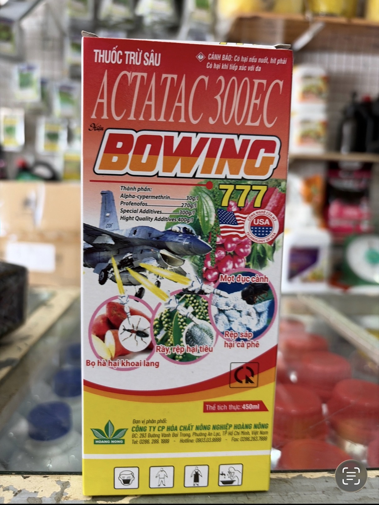 ACTATAC 300EC – THUỐC TRỪ SÂU HIỆU BOWING 777 | CHAI 450ML