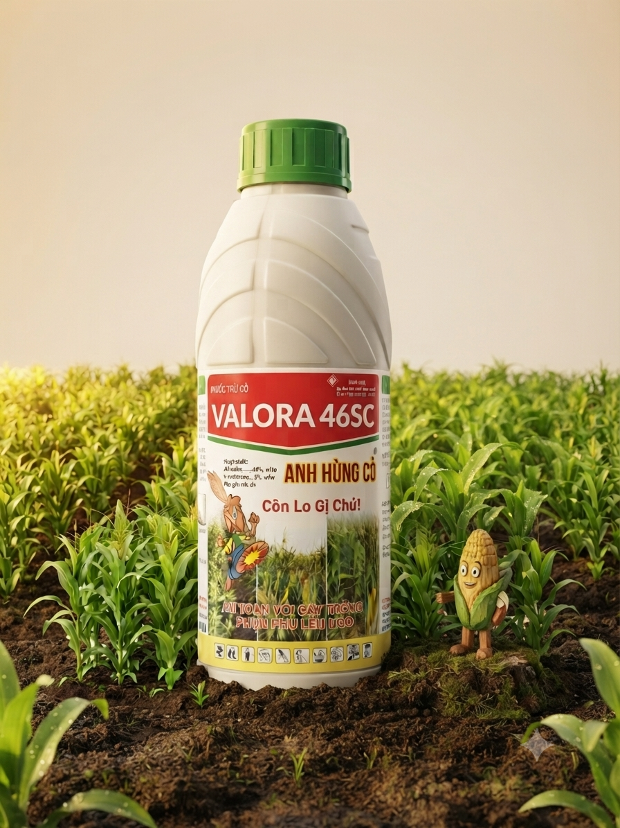 VALORA 46SC – THUỐC TRỪ CỎ RUỘNG NGÔ | CHAI 800ML