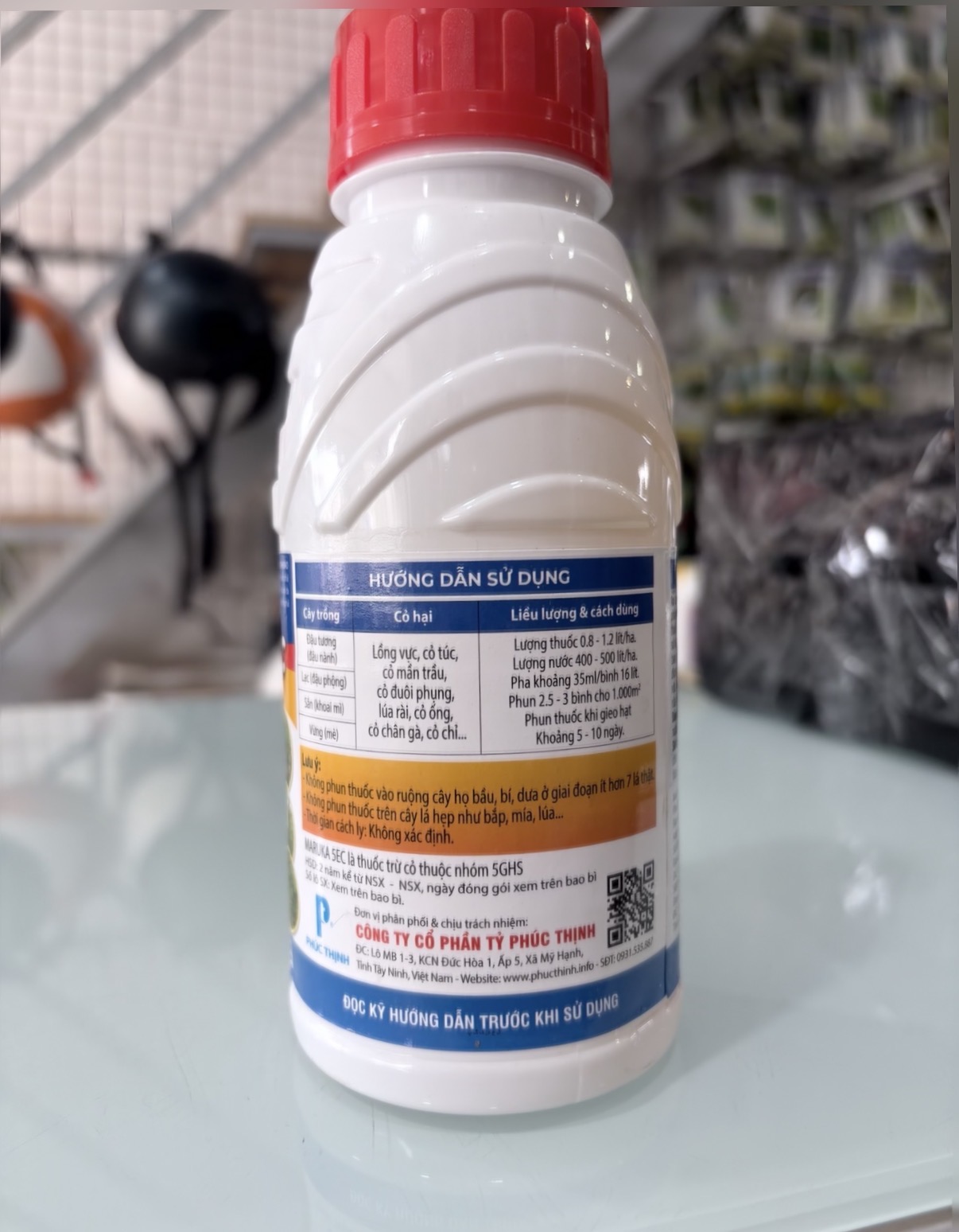 MARUKA 5EC – THUỐC TRỪ CỎ LÁ HẸP | CHAI 450ML
