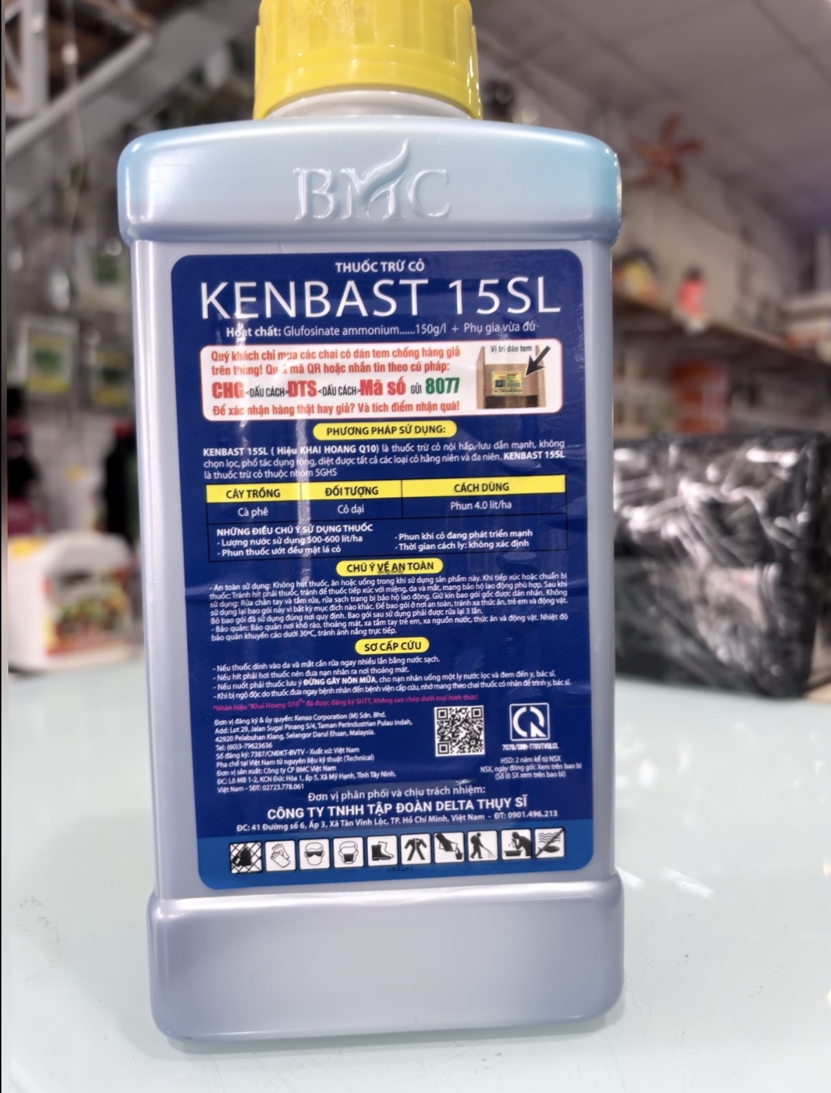 Khai Hoang Q10 Kenbast 15SL 900ml – Thuốc Trừ Cỏ Cà Phê