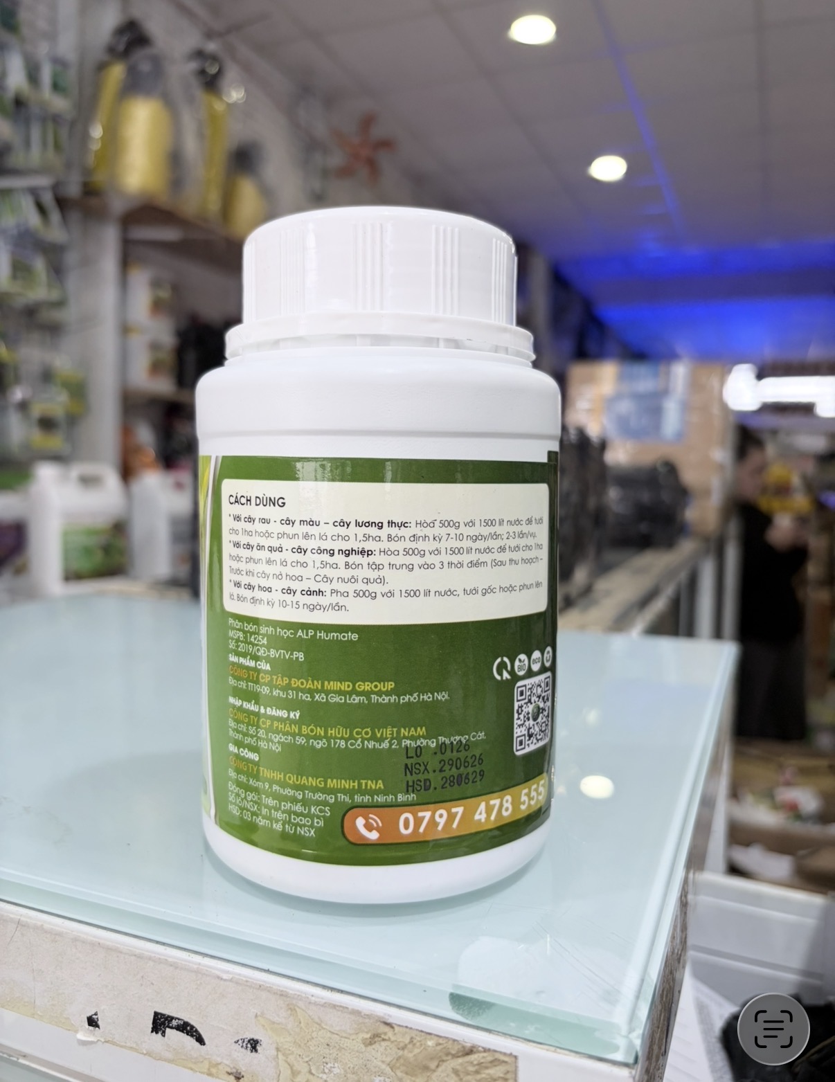 BIO36 ALP Humate 500g – Humic 70%, Kích Rễ, Phục Hồi Cây, Cải Tạo Đất