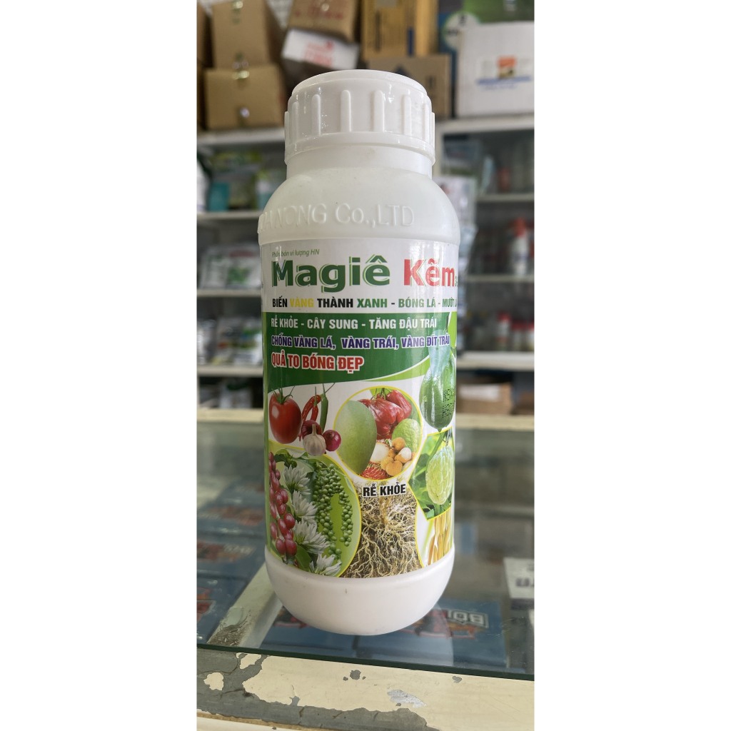 Magie Kẽm 500ml – Kích Rễ, Tạo Mầm Hoa, Hỗ Trợ Vàng Lá Thối Rễ