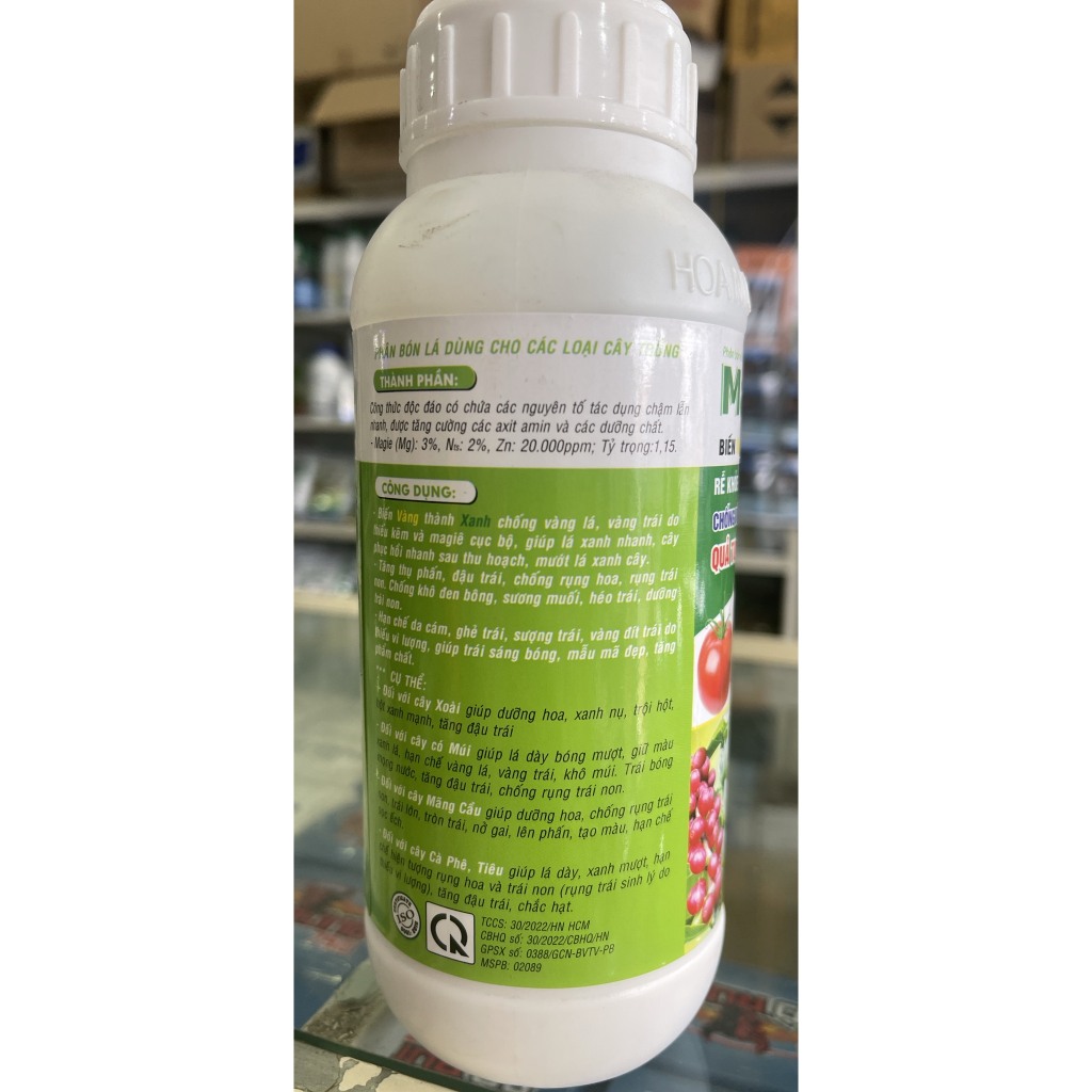 Magie Kẽm 500ml – Kích Rễ, Tạo Mầm Hoa, Hỗ Trợ Vàng Lá Thối Rễ