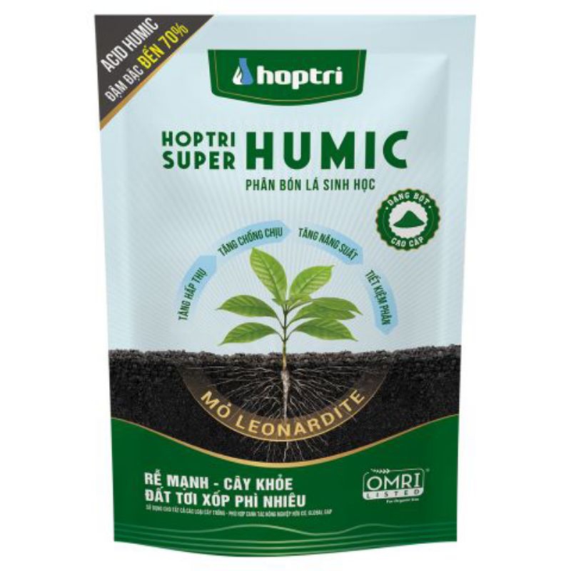 Hợp Trí Super Humic 1kg – Kích Rễ, Cải Tạo Đất, Giúp Cây Khỏe