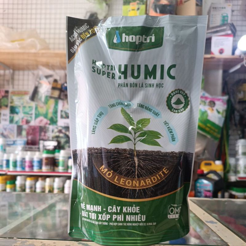 Hợp Trí Super Humic 1kg – Kích Rễ, Cải Tạo Đất, Giúp Cây Khỏe