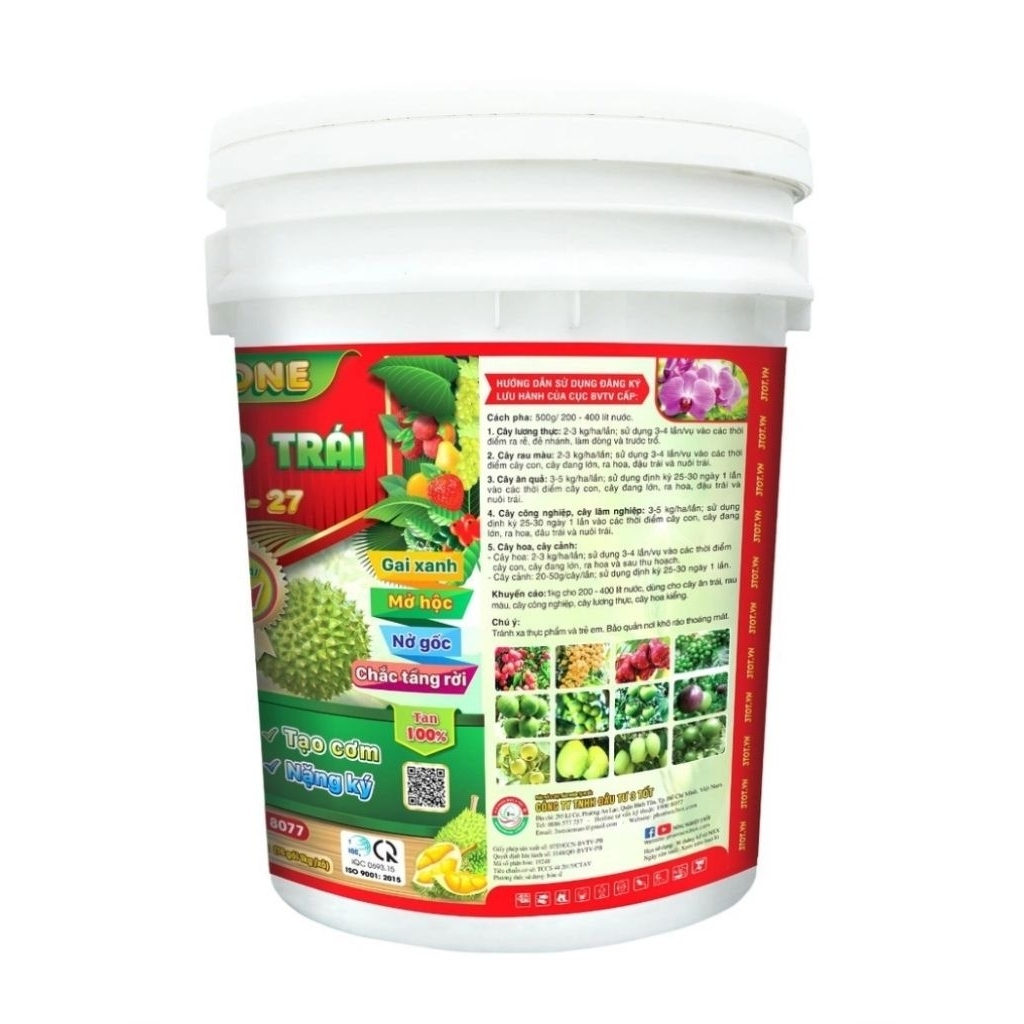 Big One 16-8-27 16kg – Vỗ Trái, Lên Cơm, Chắc Hạt