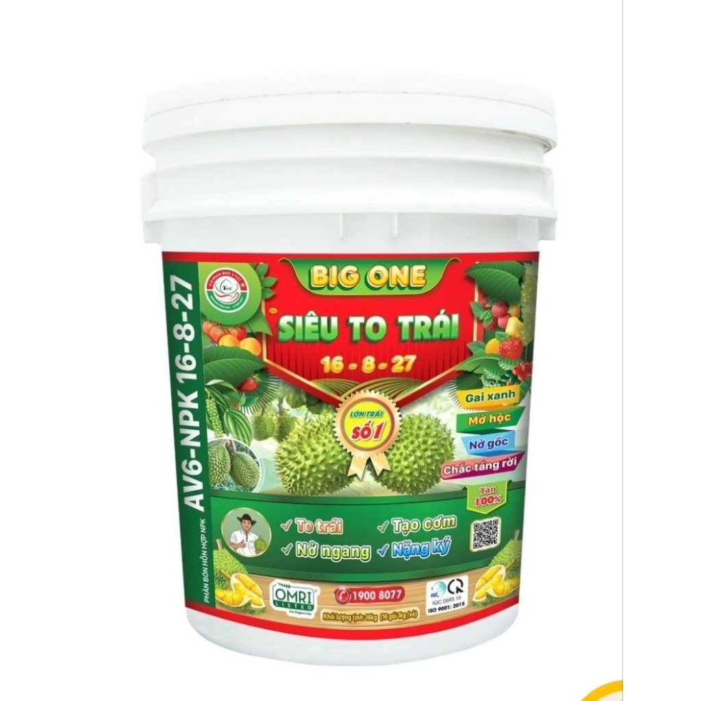 Big One 16-8-27 16kg – Vỗ Trái, Lên Cơm, Chắc Hạt