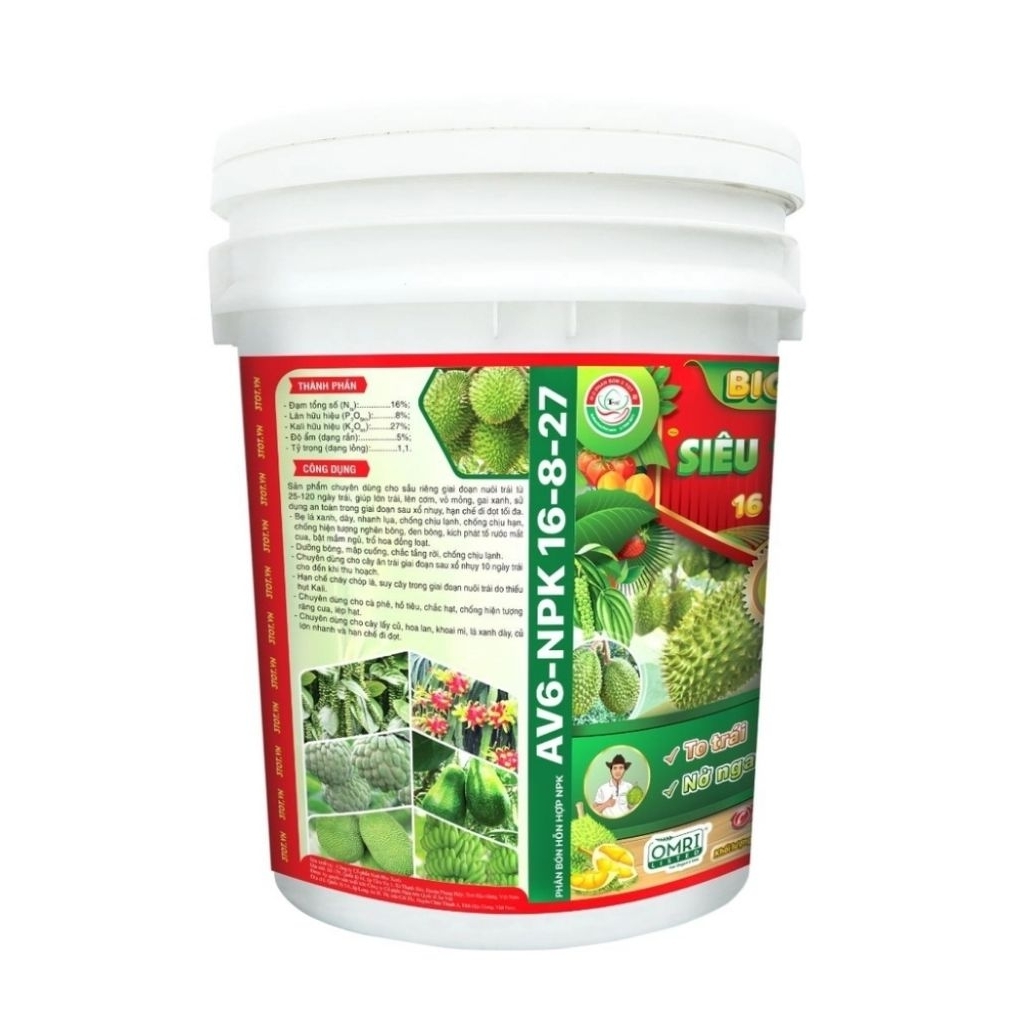 Big One 16-8-27 16kg – Vỗ Trái, Lên Cơm, Chắc Hạt