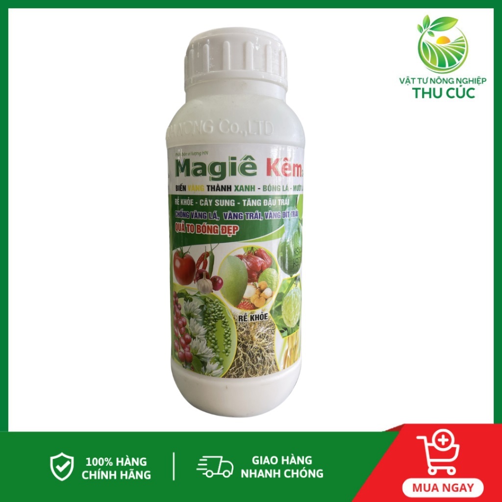 Magie Kẽm 500ml – Kích Rễ, Tạo Mầm Hoa, Hỗ Trợ Vàng Lá Thối Rễ