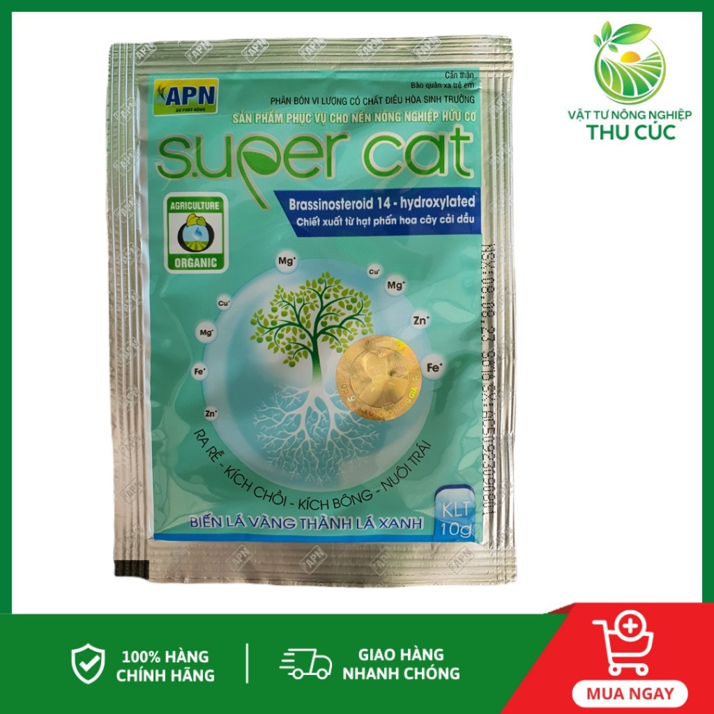 Super Cat APN Gói 50g Kích Chồi- Kích Bông- Nuôi Trái, Chống Sốc Nhiệt, Chống Rụng Hoa, Trái Non