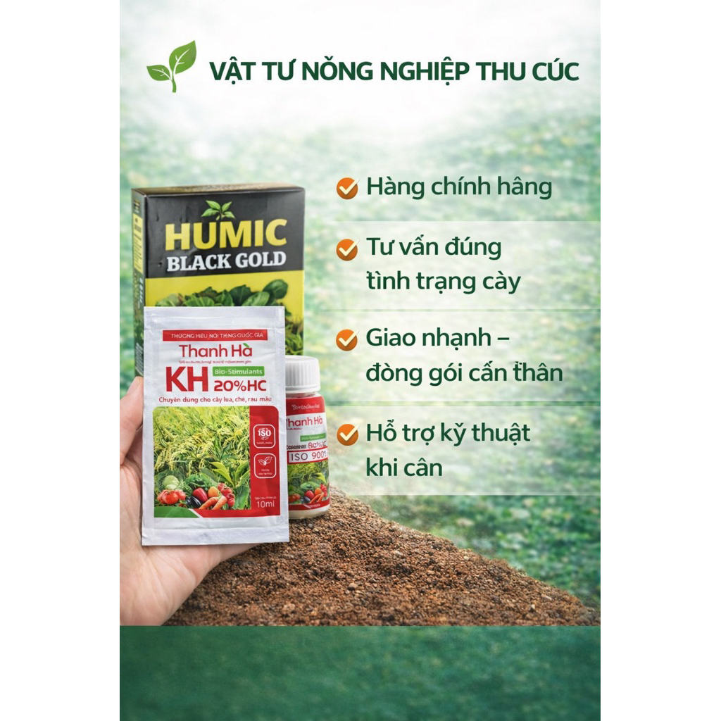 KH Thanh Hà 20% HC (10ml) – Bật rễ nhanh, kích hoa, phục hồi cây yếu