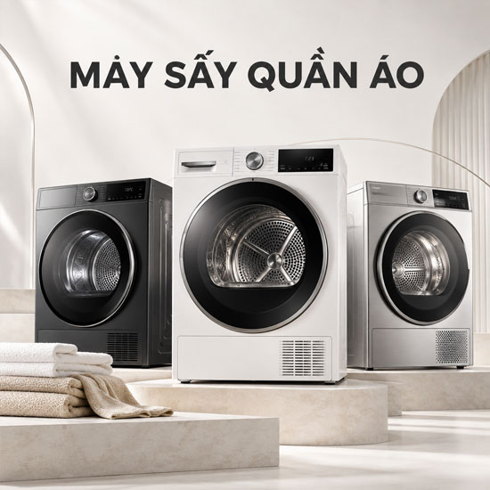 Máy sấy quần áo cao cấp châu âu