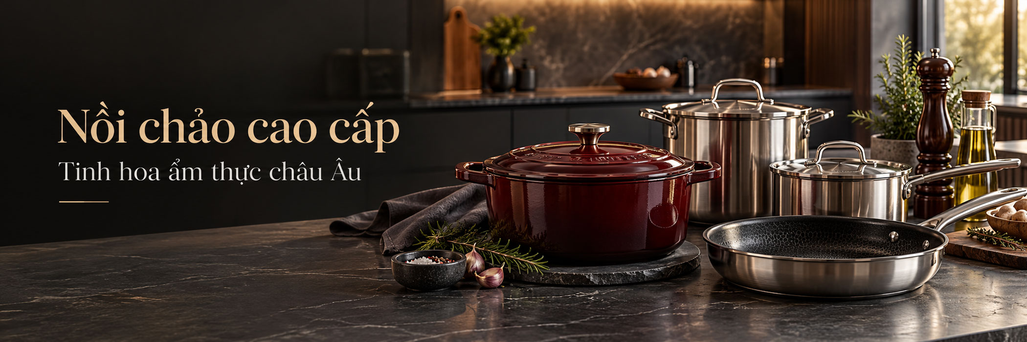 Nồi chảo cao cấp châu âu