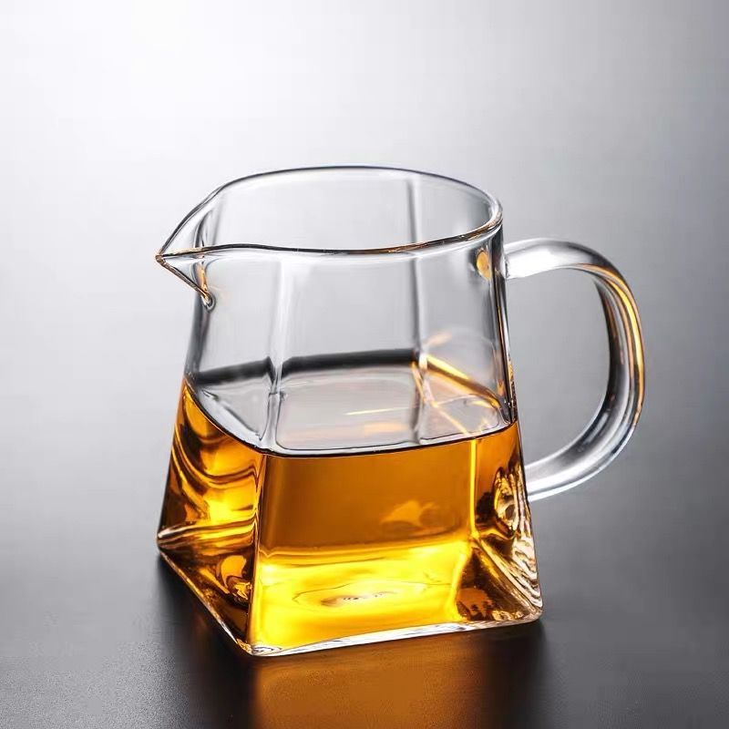 Tống thủy tinh vuông trong suốt - 350ml - LT12