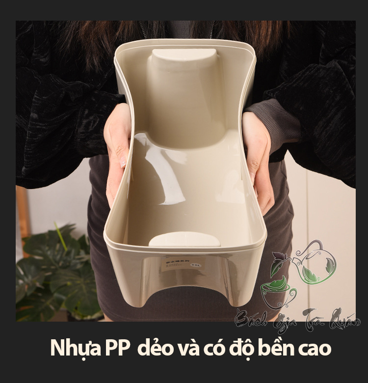 Xô trà thải không nắp