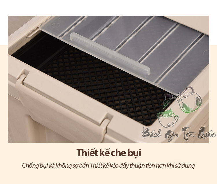 Nắp xô đựng trà thải trượt