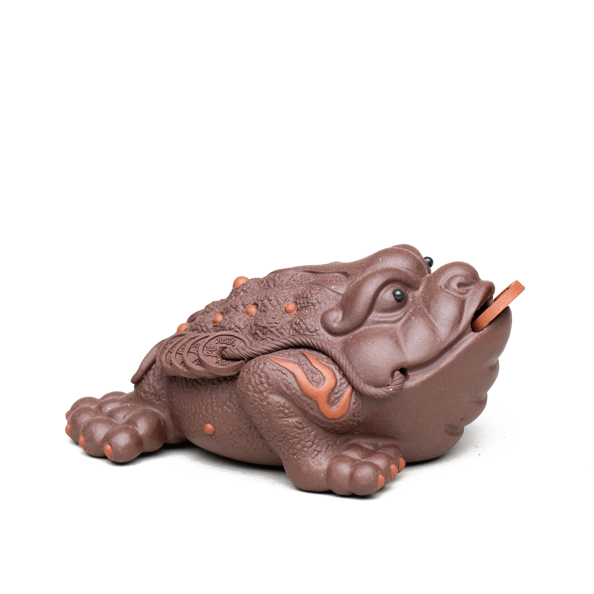 Pet trà - Thiềm thừ - kt: 9.3*6.3*4cm - 110g