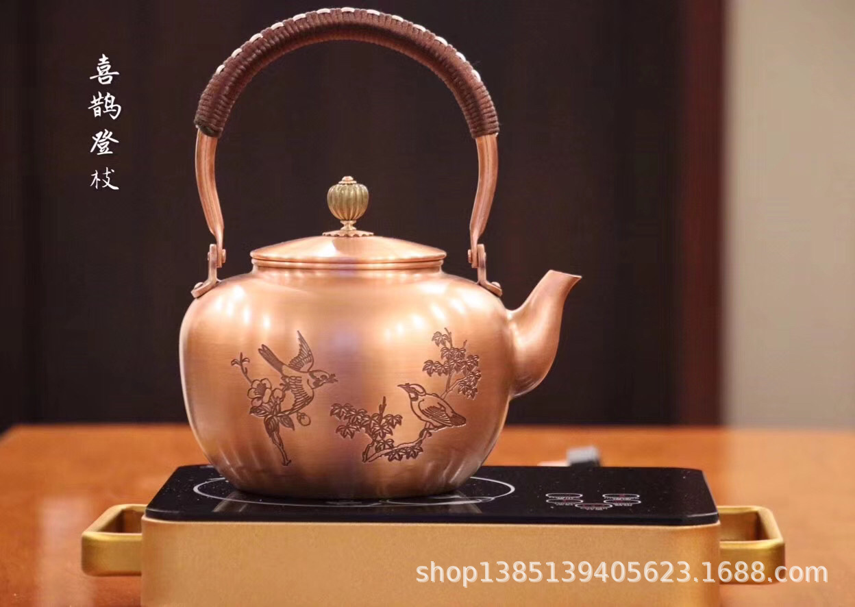 Ấm đồng nguyên chất - dung tích 1200ml