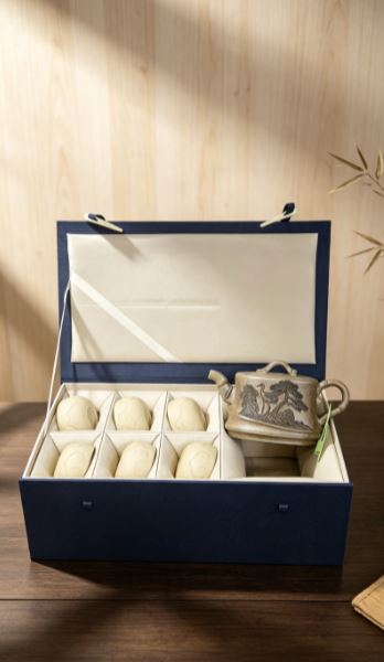 COMBO23: 1 ẤM 6 CHÉN Tứ Phương Trúc Tiết – Trầm Hương Nê
