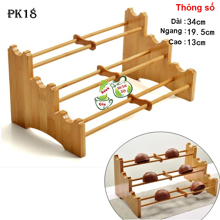 Gác chén 3 tầng