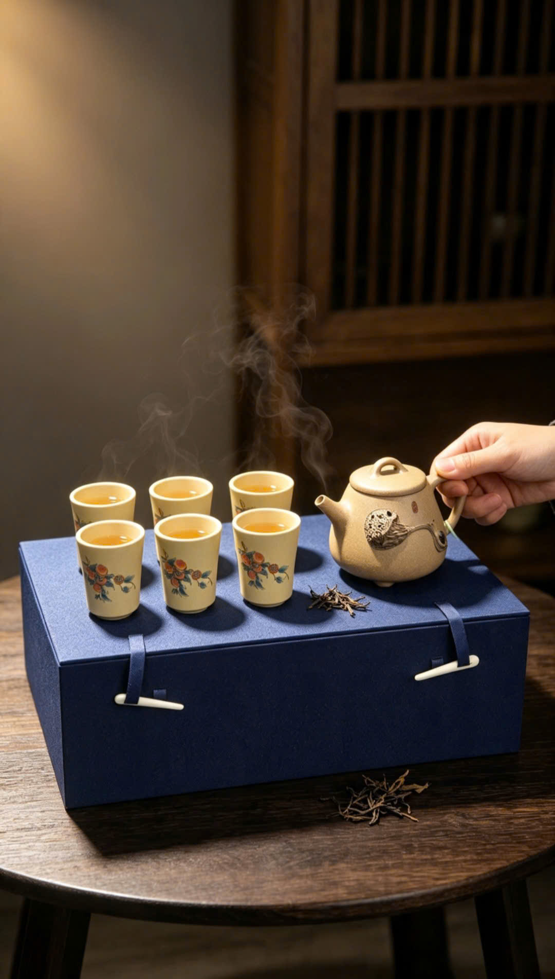 COMBO6: 1 ẤM 6 CHÉN  Liên Tử Cao Thạch Biều