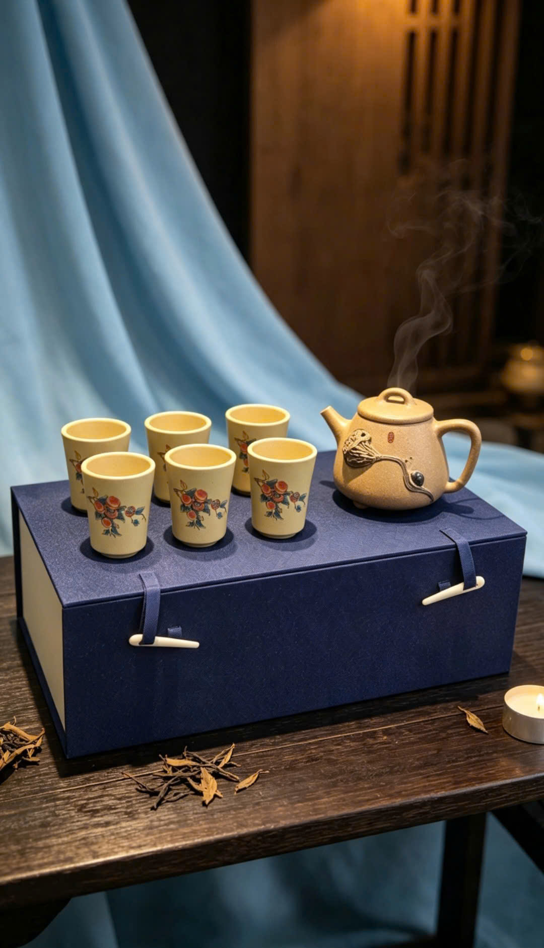 COMBO6: 1 ẤM 6 CHÉN  Liên Tử Cao Thạch Biều