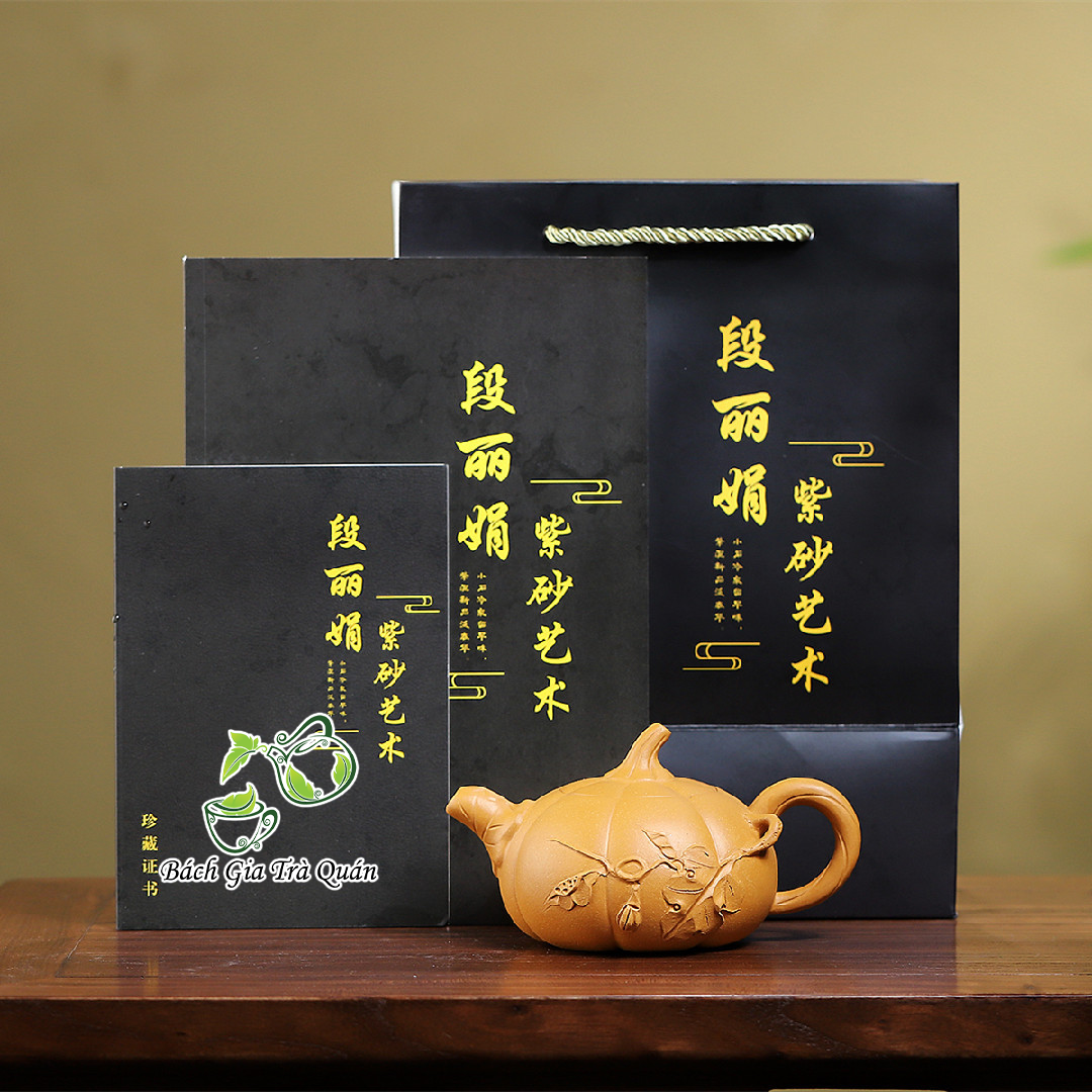 COMBO10: 1 ẤM 6 CHÉN Bí Ngô – Hoàng Kim Đoạn Nê