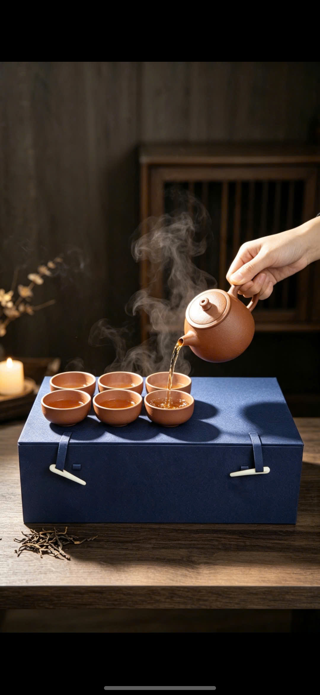 COMBO11: 1 ẤM 6 CHÉN CAO THẠCH BIỀU - CHU SẦN