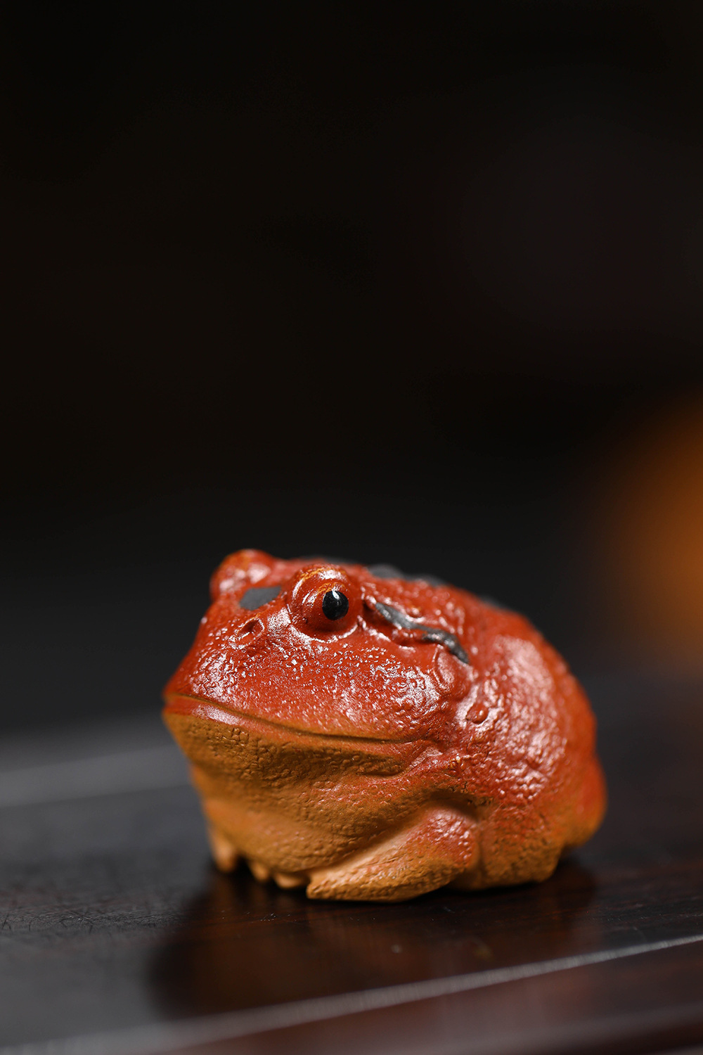 Pet trà - Cóc - kt: 4.2*4*3cm - 50g