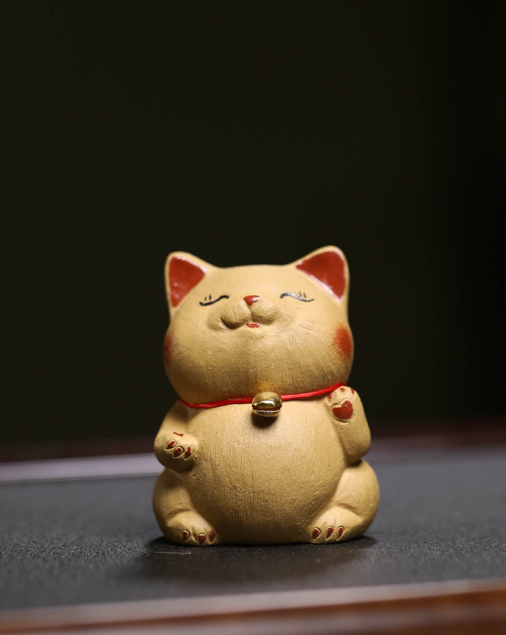 Pet trà - Mèo thần tài - Tử sa