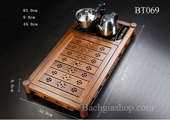 Khay mun đuôi công - 83x44x9cm - không bao gồm bếp