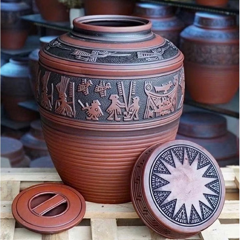 Chum Đựng Rượu Trống Đồng 20 Lít