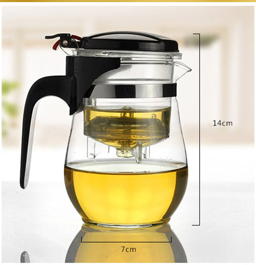 ấm lọc thủy tinh - 500ml