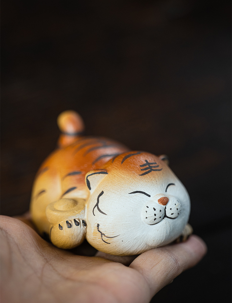 Pet trà Hổ phát tài - Đoạn nê
