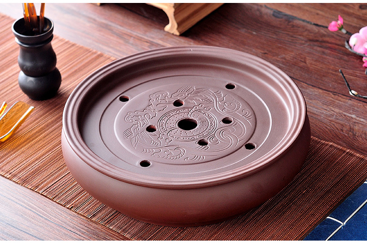 Khay Trà Gốm Tròn