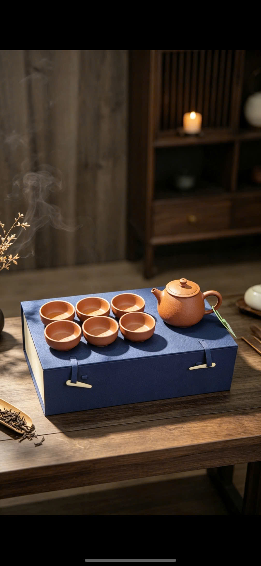 COMBO11: 1 ẤM 6 CHÉN CAO THẠCH BIỀU - CHU SẦN