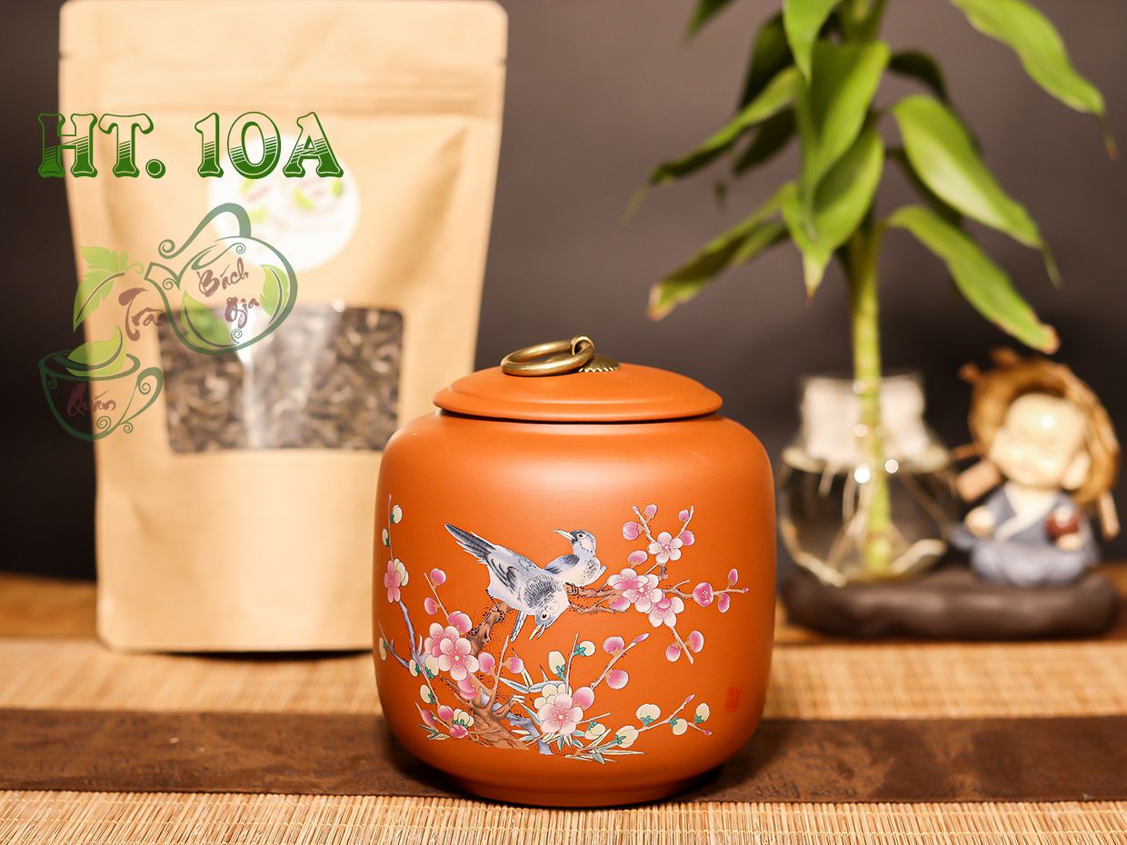 Hũ trà gốm