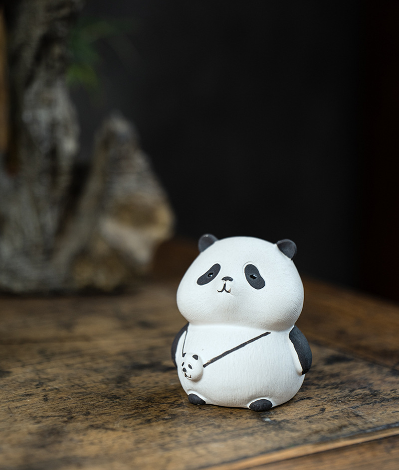 Pet trà gấu trúc - tử sa