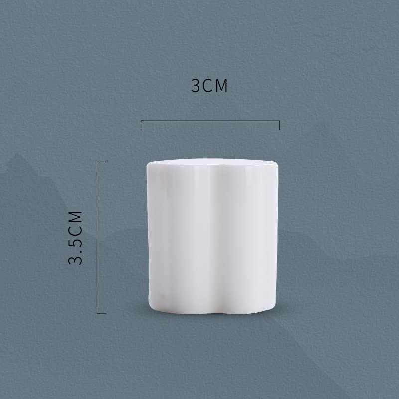 Gác nắp ấm sứ bạch định - KT: 3.5*3cm