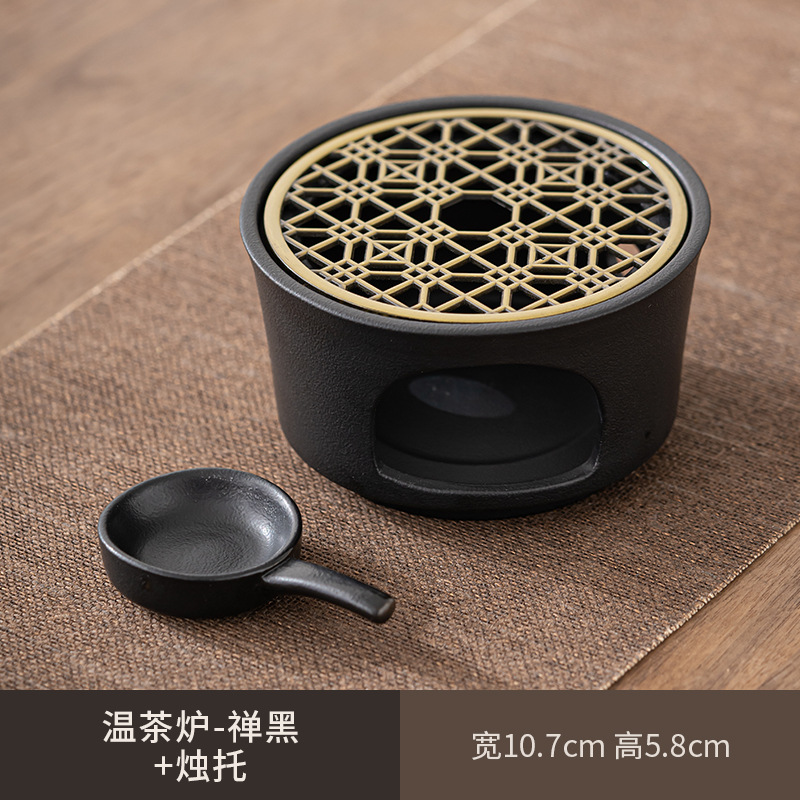 Bộ xao làm nóng trà bằng nến