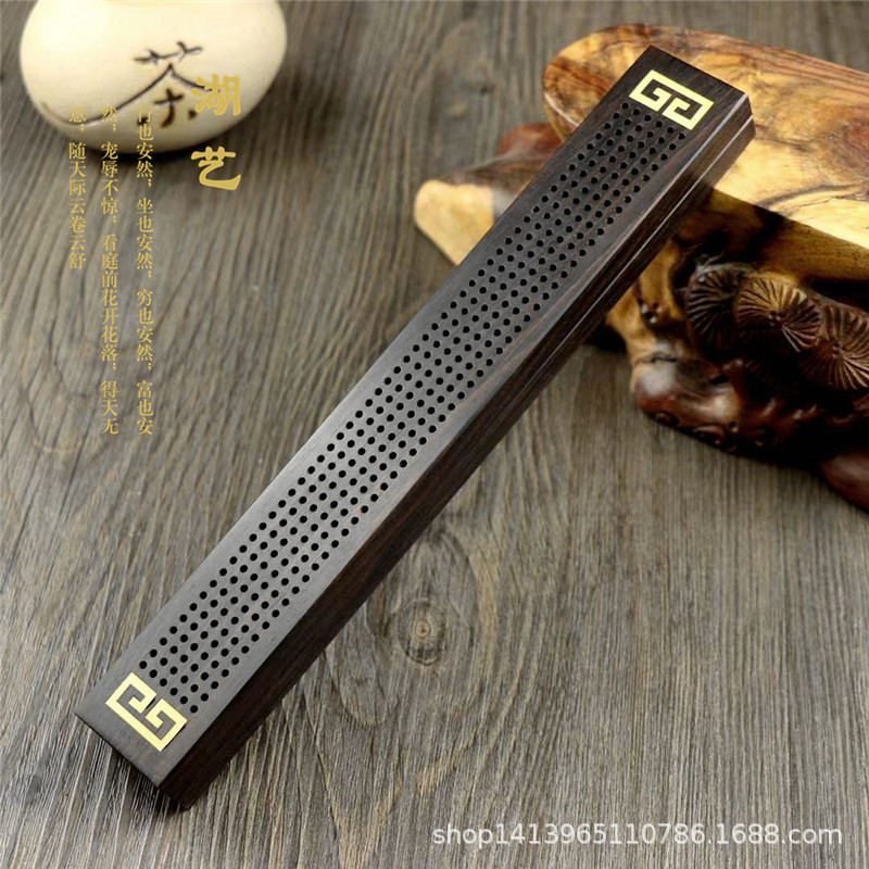 Hộp đốt trầm gỗ đàn hương tím -kt : 23.*3.5*2cm