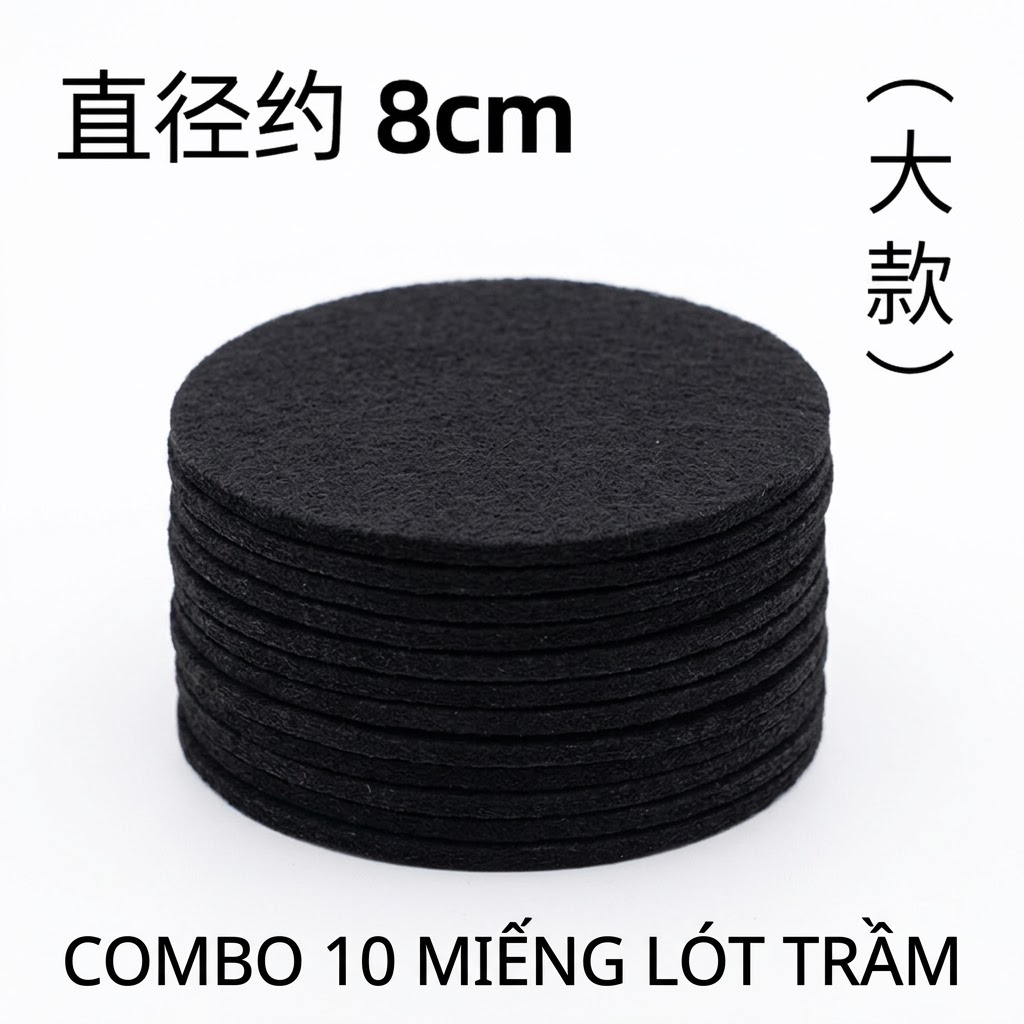 Combo Miếng lót trầm - Sợi thuỷ tinh chống cháy 8cm