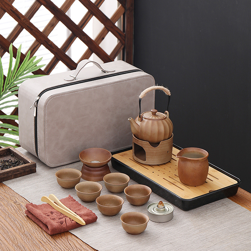 Bộ ấm chén du lịch mẫu mới 12 món