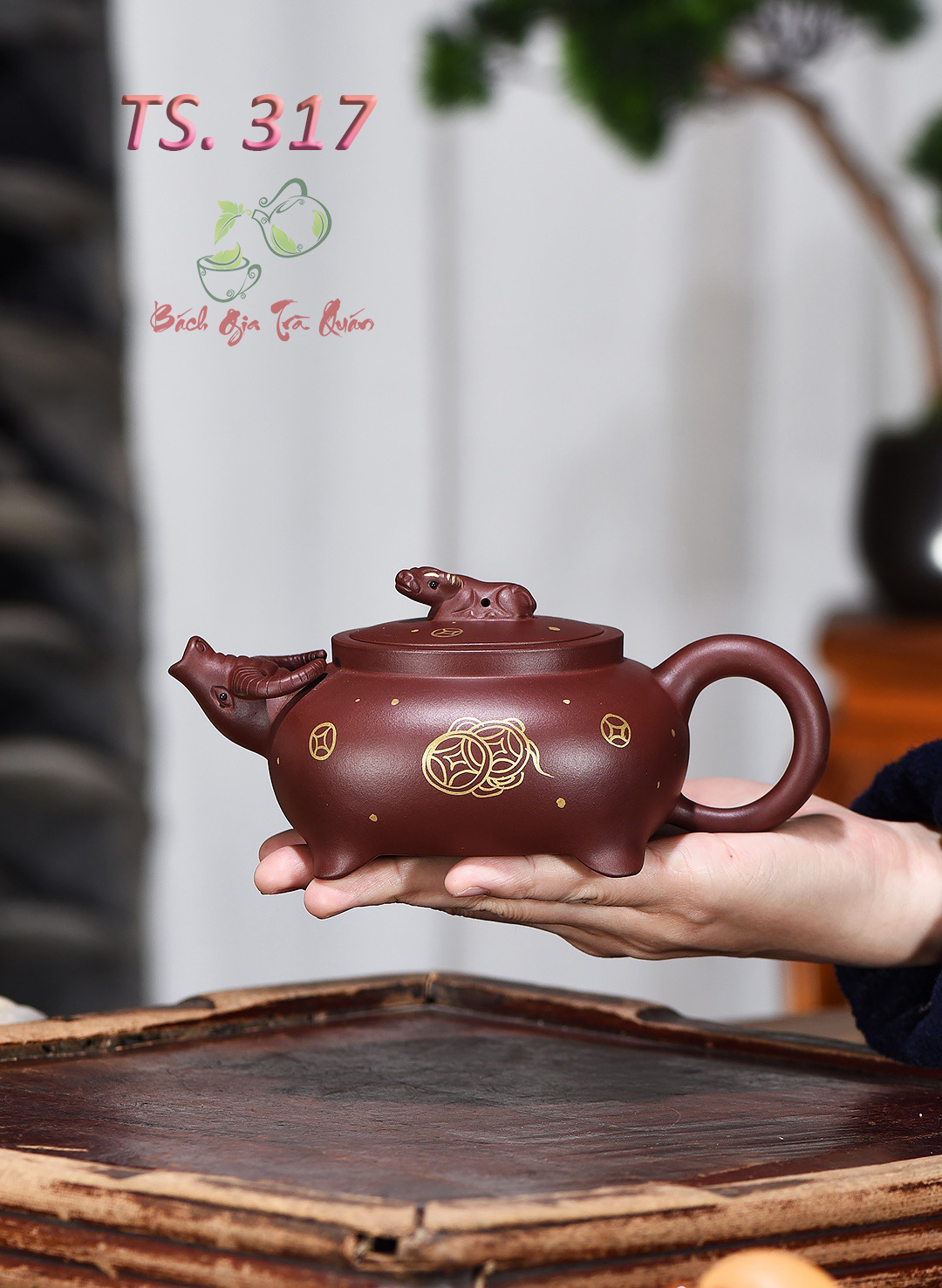 Ấm Ngưu Khí Xung thiên - Đáy tào thanh - NN Lưu Phụng Anh - 340ml