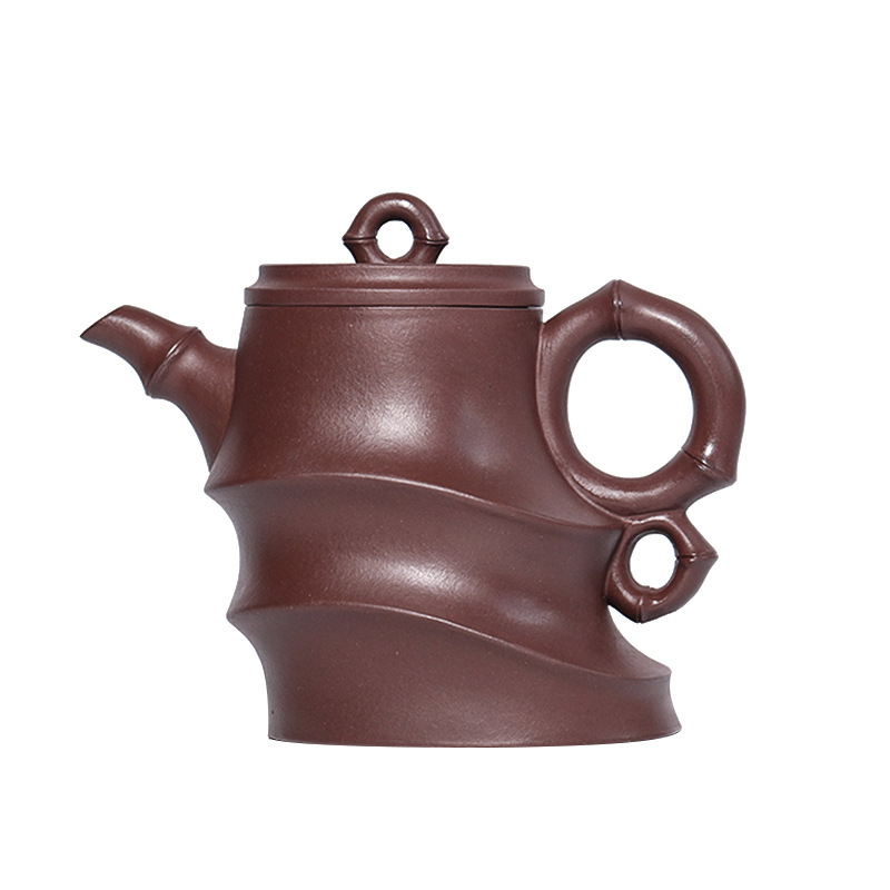 Ấm vận trúc - Tử nê - NN Tử Sa - 290ml - 10 lỗ - Đường kính tổng thể: 13,6cm Cỡ nòng: 5,4cm Chiều cao: 11cm