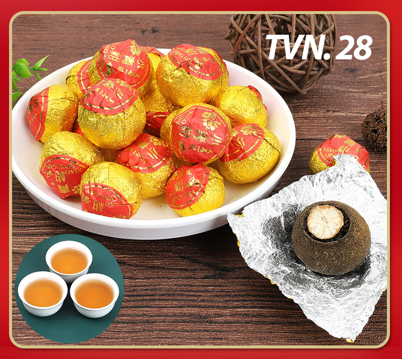 Phổ nhĩ quít - 30 quả - đỏ vàng